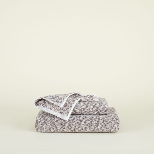 Space Dye Terry Towel - Grey